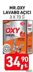 MR. OXY LAVABO AÇICI 3X70 G fiyat ve kampanya bilgisi